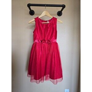 RED Girls size 10/12 Christmas dress